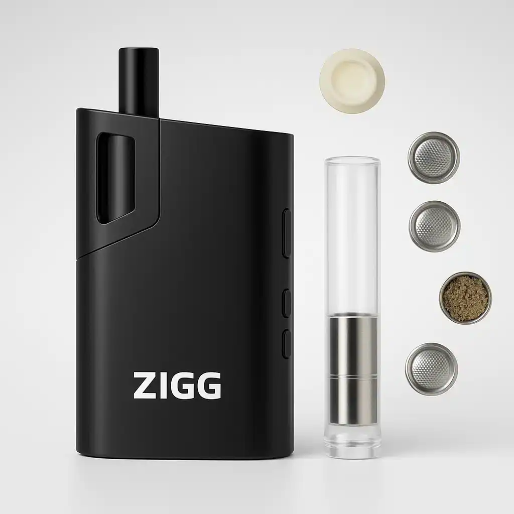 Zigg com 4 cápsulas e capa de silicone